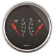AutoMeter Gauge Dual Fuel & Oilp 3-3/8in. 240 Ohm(e) to 33 Ohm(f) & 100PSI Elec Designer Black - Burkken Auto Parts