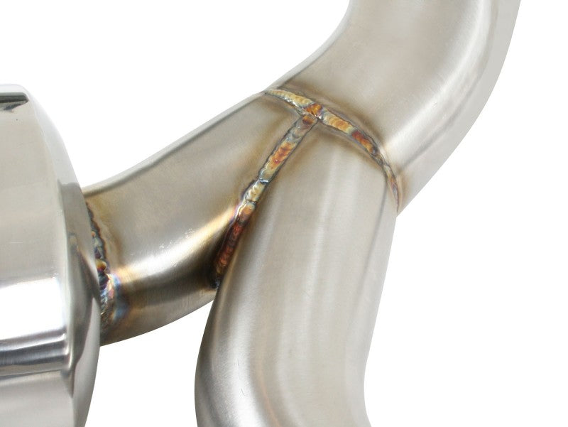 aFe Takeda Exhaust Axle-Back 13-15 Scion FRS / Subaru BRZ 304SS Carbon Fiber Dual Tips Exhaust - Burkken Auto Parts
