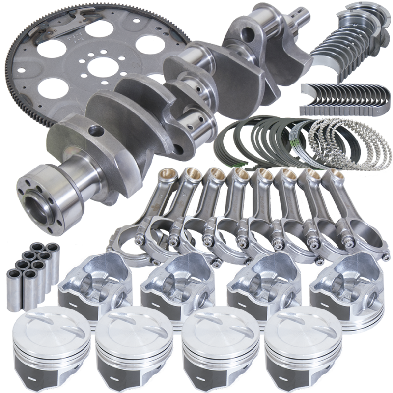 Eagle Chevy LT1350 1Pc 3.750in Crank 5.700in I-Beam 4.060in Pistons 153 Tooth FP Balanced Assembly - Burkken Auto Parts