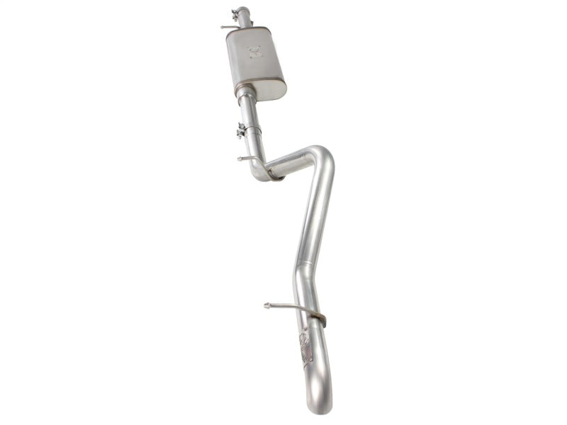 aFe MACHForce XP Exhaust Cat-Back 3in SS-409 Hi-Tuck inRBin 12-14 Jeep Wrangler Unlimited V6 4Dr - Burkken Auto Parts