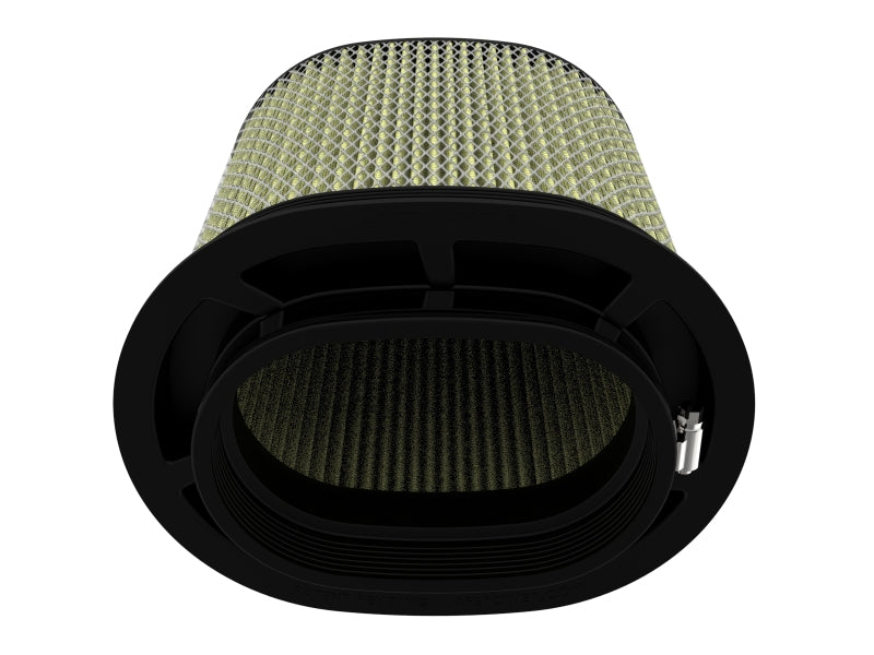 aFe MagnumFLOW Pro GUARD 7 Universal Filter (6.5x4.75)IN F x (9x7)IN B x (9x7)IN T(Inverted) x 9IN H - Burkken Auto Parts