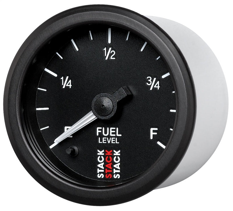 Autometer Stack Instruments 52mm 0-280 Ohm Programmable Pro Stepper Motor Fuel Level Gauge - Black - Burkken Auto Parts