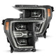 AlphaRex 21-22 Ford F150 Luxx-Series Projector Headlights Black w/Activ Light/Seq Signal - Burkken Auto Parts