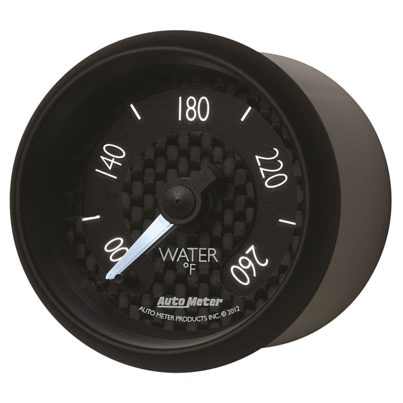 Autometer GT Series 52mm Full Sweep Electronic 100-260 Deg F Water Temperature Gauge - Burkken Auto Parts