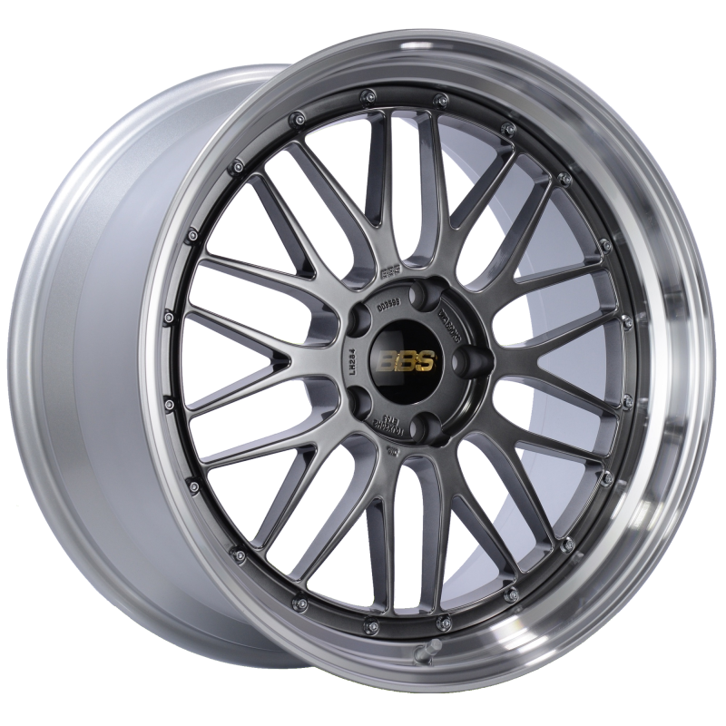 BBS LM 20x10 5x120 ET33 Diamond Black Center Diamond Cut Lip Wheel -82mm PFS/Clip Required - Burkken Auto Parts