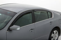 AVS 07-12 Nissan Altima Ventvisor Outside Mount Window Deflectors 4pc - Smoke - Burkken Auto Parts