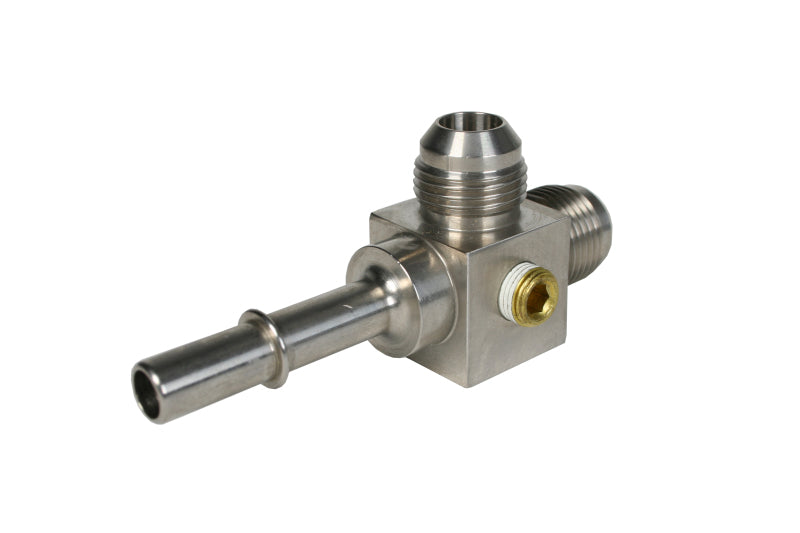 Aeromotive 3/8 Male Quick Connect Tee Fitting - Burkken Auto Parts