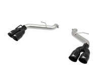 aFe POWER MACH Force-Xp 3in Axle-Back Exhaust 16-20 Chevrolet Camaro SS V8 6.2L w/o Mufflers - Black - Burkken Auto Parts