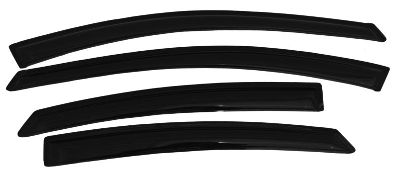 AVS 11-16 Hyundai Elantra (Excl. GT) Ventvisor Outside Mount Window Deflectors 4pc - Smoke - Burkken Auto Parts