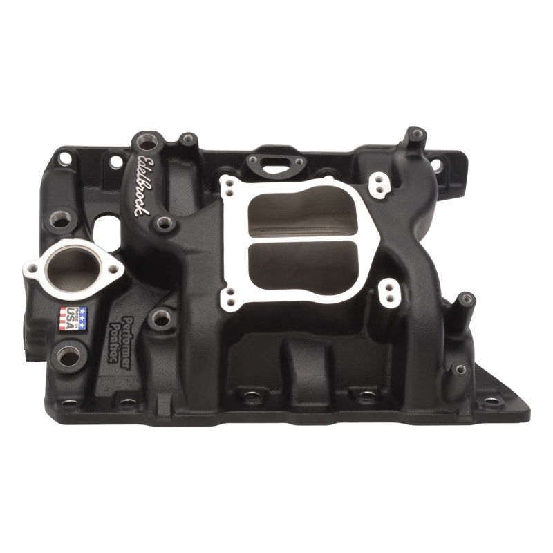 Edelbrock Performer Pontiac Black - Burkken Auto Parts