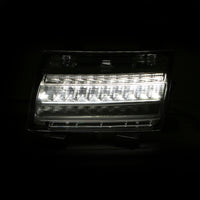 ANZO 18-19 Jeep Wrangler JL LED Chrome Clear w/ Sequential Signal - Burkken Auto Parts