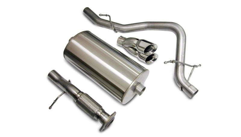 Corsa 2007-2008 Chevrolet Tahoe 5.3L V8 Polished Sport Cat-Back Exhaust - Burkken Auto Parts