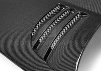 Anderson Composites 10-13 Chevy Camaro TT-Style Carbon Fiber Hood - Burkken Auto Parts