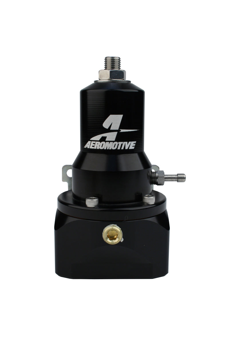 Aeromotive Regulator - 30-120 PSI - .500 Valve - 2x AN-10 Inlets / AN-10 Bypass - Burkken Auto Parts