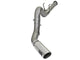 aFe LARGE BORE HD 5in 409-SS DPF-Back Exhaust w/Polished Tip 2017 Ford Diesel Trucks V8 6.7L (td) - Burkken Auto Parts