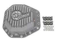 aFe Power Street Ser Rear Diff Cover Raw w/Mach Fin 2017 Ford Diesel Trucks V8-6.7L(td) Dana M275-14 - Burkken Auto Parts