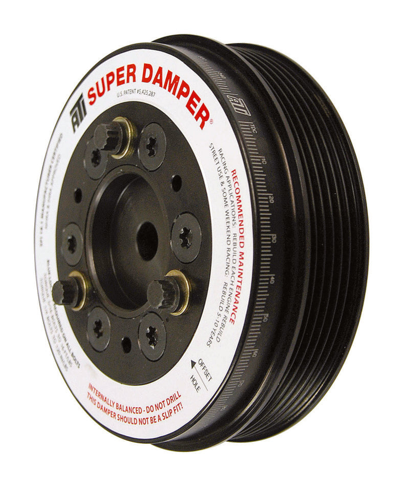 ATI Damper - 5.67in - Alum - 6 Grv - Mini Cooper S - 1.6L -1Pc - Burkken Auto Parts
