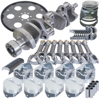 Eagle Chevy 350 1Pc 3.750in Crank 5.700in I-Beam Rods 4.000in Pistons 153 Tooth FP Balanced Assembly - Burkken Auto Parts