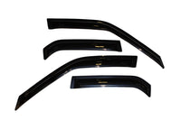 AVS 88-92 Toyota Corolla Ventvisor Outside Mount Window Deflectors 4pc - Smoke - Burkken Auto Parts
