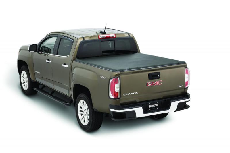 Tonno Pro 04-14 Chevy Colorado 5ft Styleside Tonno Fold Tri-Fold Tonneau Cover - Burkken Auto Parts