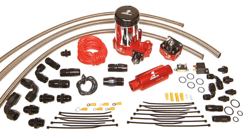 Aeromotive A2000 Complete Drag Race Fuel System for Single Carb - Burkken Auto Parts