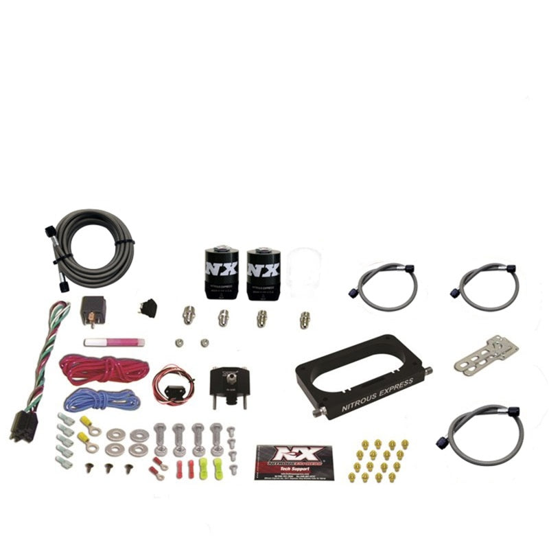 Nitrous Express 96-04 Ford Mustang Cobra/Mach 1 4 Valve Nitrous Kit (50-300HP) w/o Bottle - Burkken Auto Parts