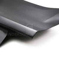 Anderson Composites 15-17 Ford Mustang Type-OE Dry Carbon Decklid - Burkken Auto Parts