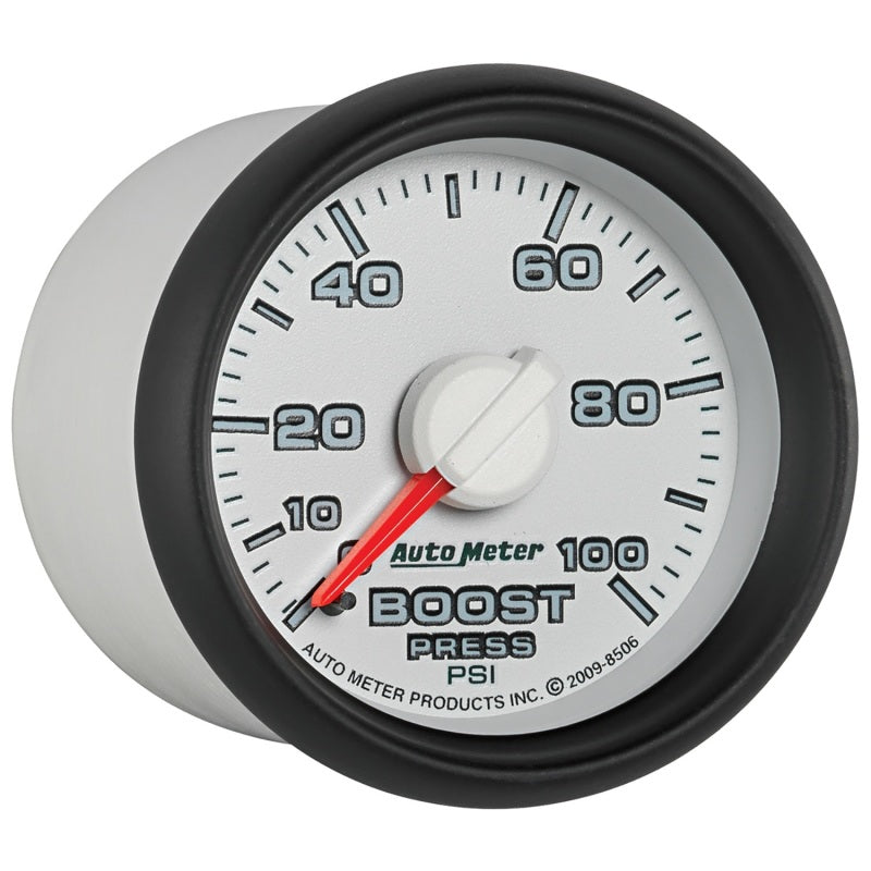 Autometer Factory Match 52.4mm Mechanical 0-100 PSI Boost Gauges 3 pressure Ranges - Burkken Auto Parts