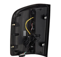 AlphaRex 07-14 Chevrolet Silverado 1500/2500HD/3500HD Luxx-Series LED Tail Lights Blk w/Smoked Lens - Burkken Auto Parts