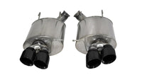 Corsa 2013-2014 Ford Mustang Shelby GT500 5.8L V8 Black Sport Axle-Back Exhaust - Burkken Auto Parts