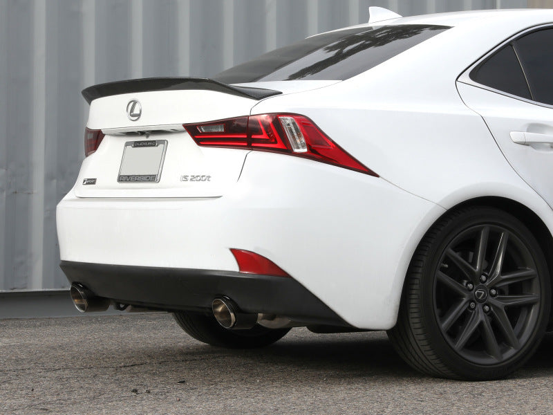 aFe POWER Takeda 16-17 Lexus IS200t L4-2.0L (t) 2.5in-3in 304 SS CB Exhaust - Carbon Fiber - Burkken Auto Parts