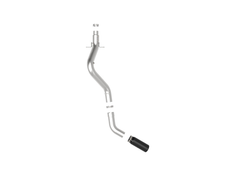 aFe Large Bore-HD 5 IN 409 SS DPF-Back Exhaust System w/Black Tip 20-21 GM Truck V8-6.6L - Burkken Auto Parts