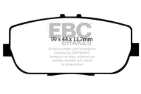 EBC 06-15 Mazda Miata MX5 2.0 Greenstuff Rear Brake Pads - Burkken Auto Parts
