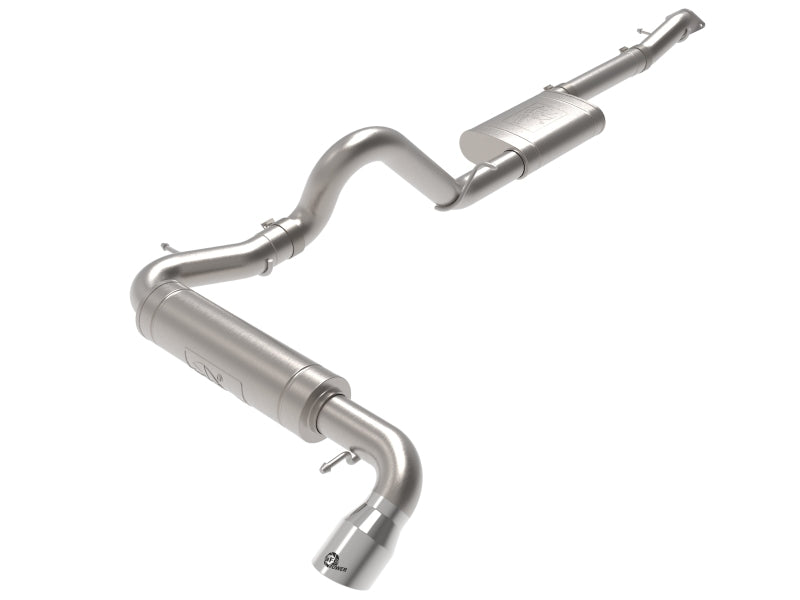 aFe Apollo GT 3in 409 SS Cat-Back Exhaust 2021 Ford Bronco L4-2.3L (t)/V6-2.7L (tt) w/ Polished Tips - Burkken Auto Parts