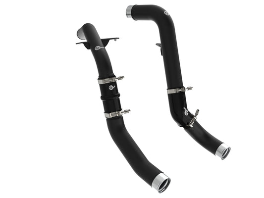 aFe RAM 1500 20-22 V6-3.0L (td) BladeRunner 2-1/2 in & 3in Aluminum Hot & Cold Charge Pipe Kit Black - Burkken Auto Parts