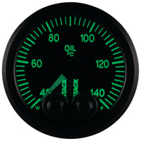 Autometer Stack 52mm 40-140 Deg C 1/8in NPTF Male Pro-Control Oil Temp Gauge - Black - Burkken Auto Parts