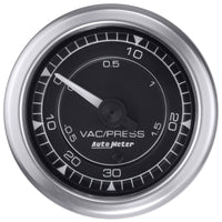 Autometer Chrono 2-1/16in 30INHG-30PSI Vaccum/Boost Gauge - Burkken Auto Parts