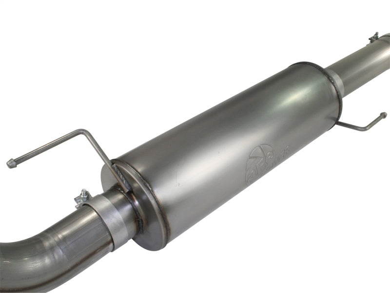 aFe MACHForce XP Exhaust Cat-Back SS-409 4in Polished Tip 11-12 Ford F-150 EcoBoost V6-3.5L (tt) - Burkken Auto Parts