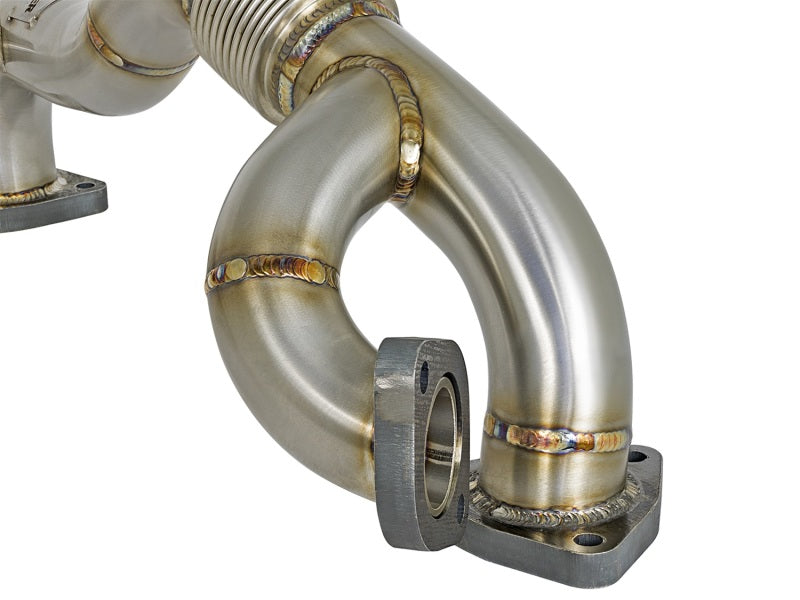 aFe Twisted Steel Power Package Up-Pipes / Manifold 08-10 Ford Diesel Trucks V8 6.4L (td) - Burkken Auto Parts