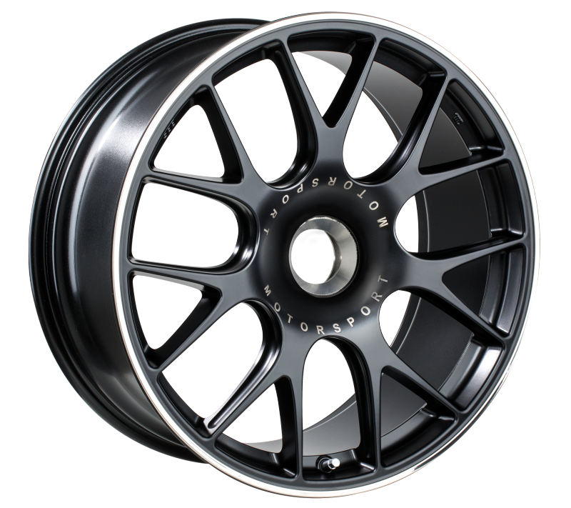 BBS CH-R 20x9 CL ET51 CB84 Satin Black Polished Rim Protector Wheel - Burkken Auto Parts