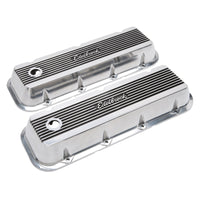 Edelbrock Valve Cover Elite II Chevrolet 1965 and Later 396-502 Big Block V8 Polished - Burkken Auto Parts
