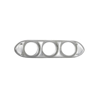 Autometer 62-65 Chevy Nova (Fits 2 3-3/8in.& 4 2-1/16in. Instruments) Gauge Mount Direct Fit Silver - Burkken Auto Parts