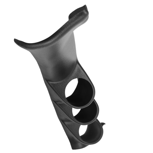 Autometer 90-96 Nissan 300ZX Black Triple 52mm Pillar Pod - Burkken Auto Parts