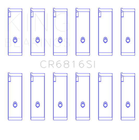 King Engine Bearings Suzuki H20A/H25A/H27A (Size +0.50mm) Connecting Rod Bearing Set
