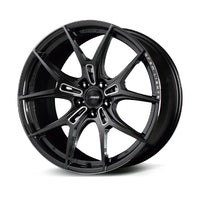Gram Lights 57FXZ 19x8.5 +36 5x120 Super Dark Gunmetal and Machining Rim Edge DC Wheel - Burkken Auto Parts