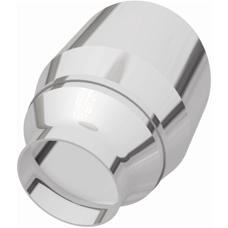 MagnaFlow Tip Stainless Double Wall Round Single Outlet Polished 4.5in DIA 2.5in Inlet 5.75in Length - Burkken Auto Parts