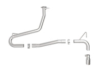 aFe Takeda 2.5in 304 SS Axle-Back Exhaust w/o Muffler w/Polish Tip 18-22 Hyundai Kona L4-1.6L(t) AWD - Burkken Auto Parts