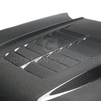 Anderson Composites 15-17 Ford Mustang (Excl. GT350/GT350R) Double Sided Type-GT5 Carbon Fiber Hood - Burkken Auto Parts