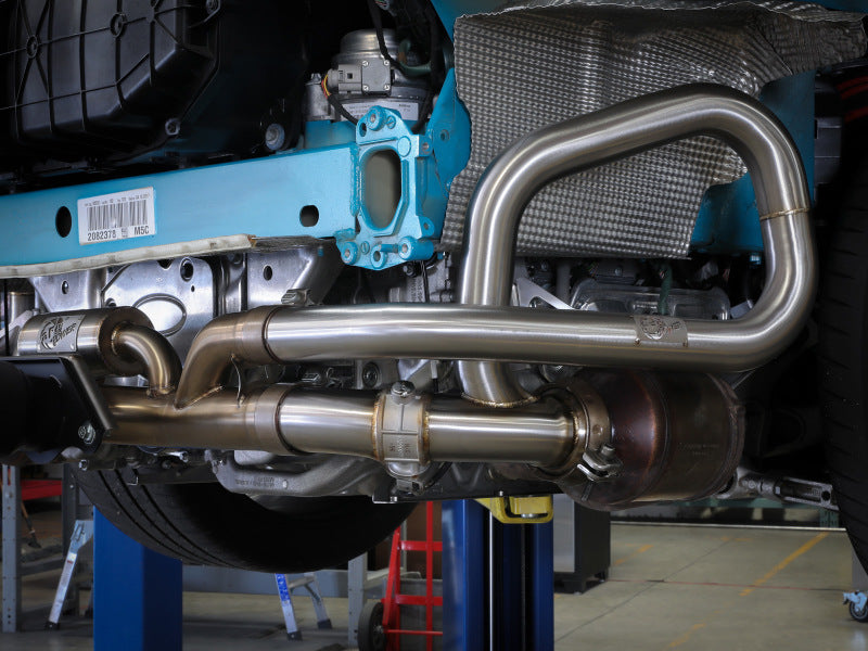aFe 14-19 Porsche 911 H6-3.8/4.0L GT3 MACH Force-Xp 304 Stainless Steel Primary Muffler Delete Pipe - Burkken Auto Parts