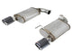 aFe MACH Force Xp SS Axle Back Exhaust System w/ Carbon Fiber Tips 15-17 Ford Mustang GT V8-5.0L - Burkken Auto Parts